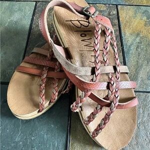 Blowfish Women's Braided Sandals - Tan and Brown
